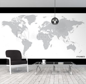 Image de Hi Detail Vector Political World Map illustration